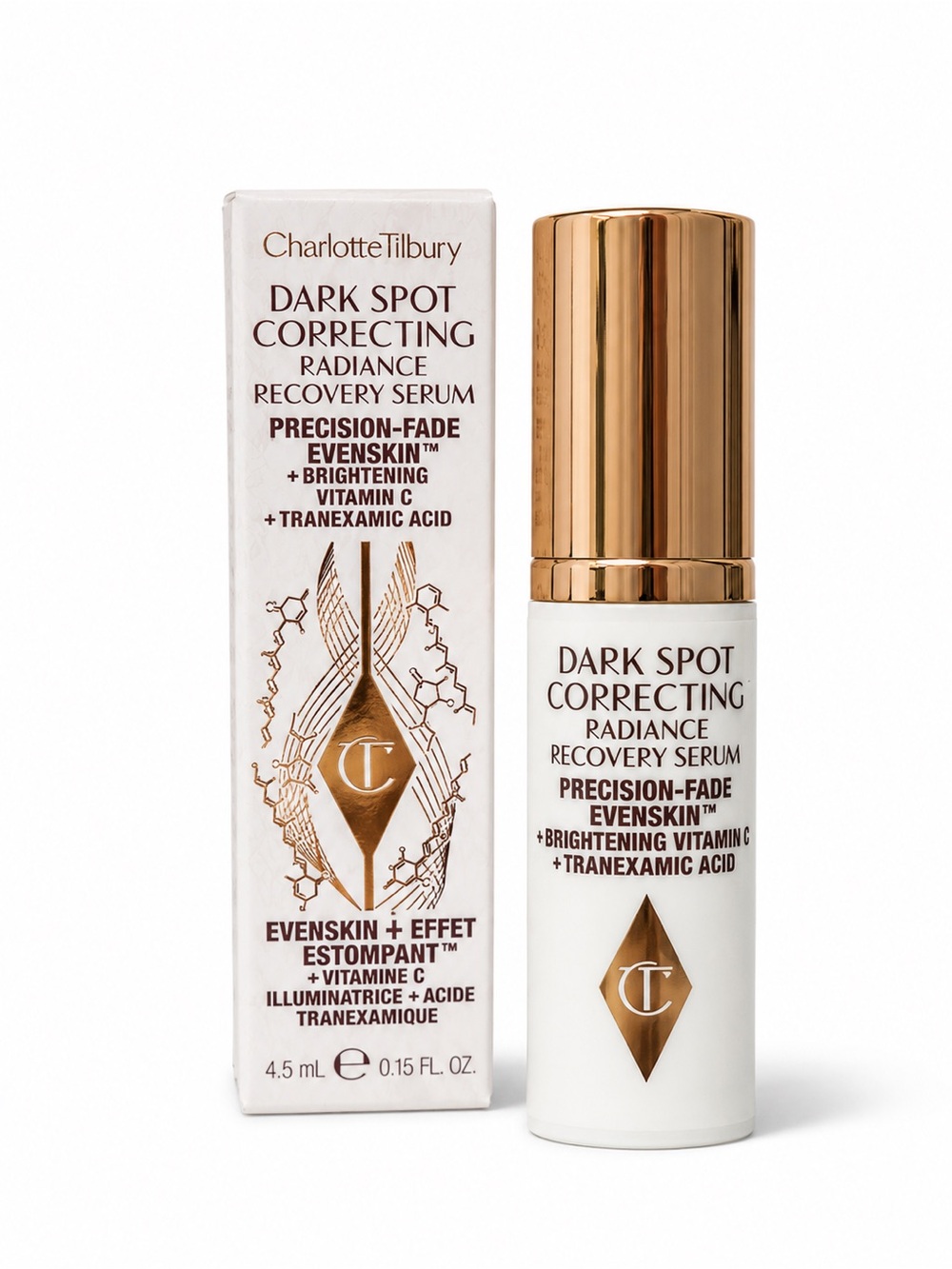 NWT Charlotte Tilbury Dark Spot Radiance Recovery Serum Mini 4.5ml